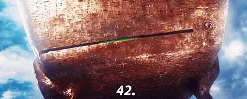 The number 42 animated