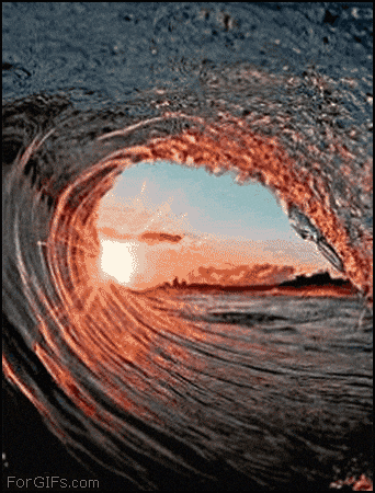 Animated ocean waves